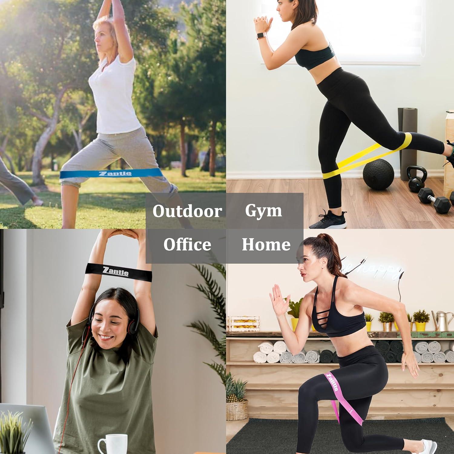 Bandas de Resistencia Zantle - Juego de 5 Bandas para Fitness