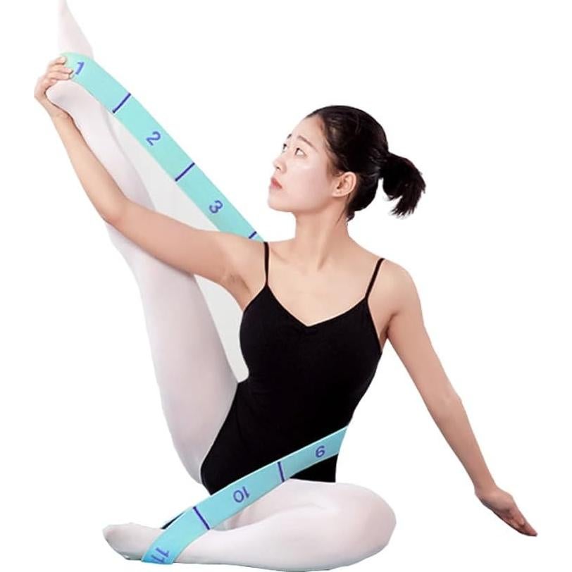 Banda de Estiramiento Xensamy 11 Lazos Ajustable para Yoga y Pilates