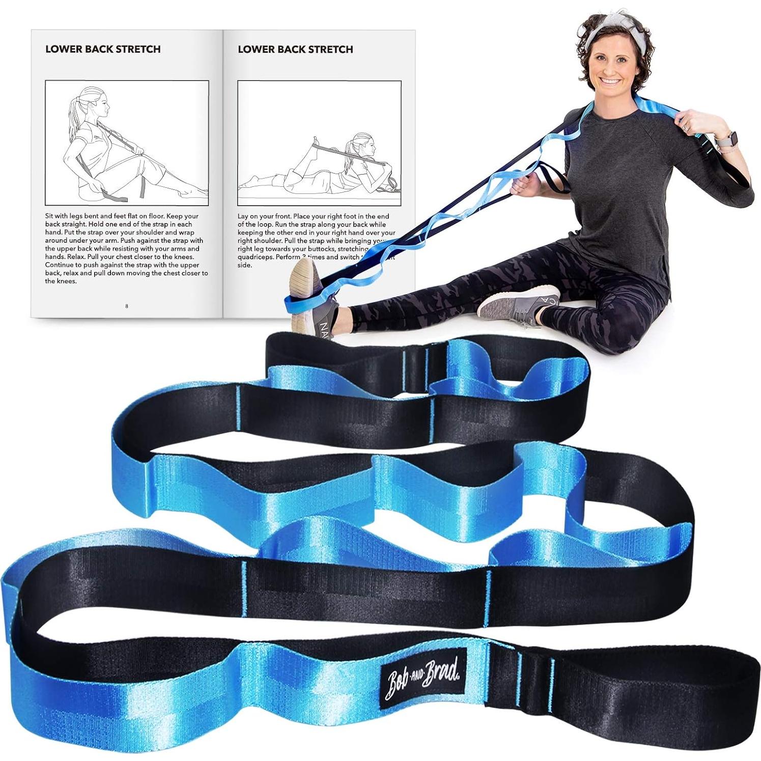 Correa de Estiramiento BOB Y BRAD 12 Laços Nylon Azul