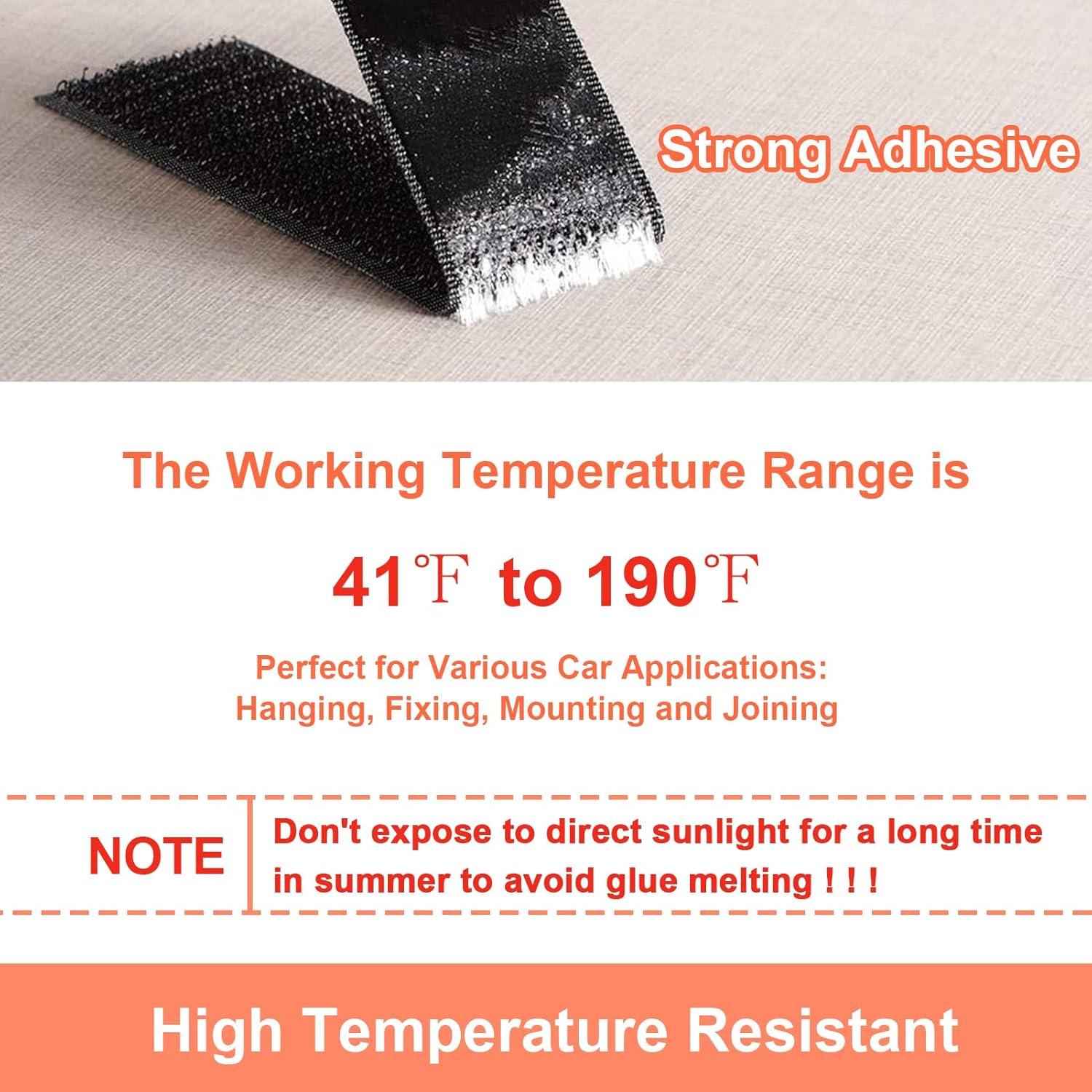 Cinta de Gancho y Bucle KAEGREEL 11cm x 2m Resistente Calor