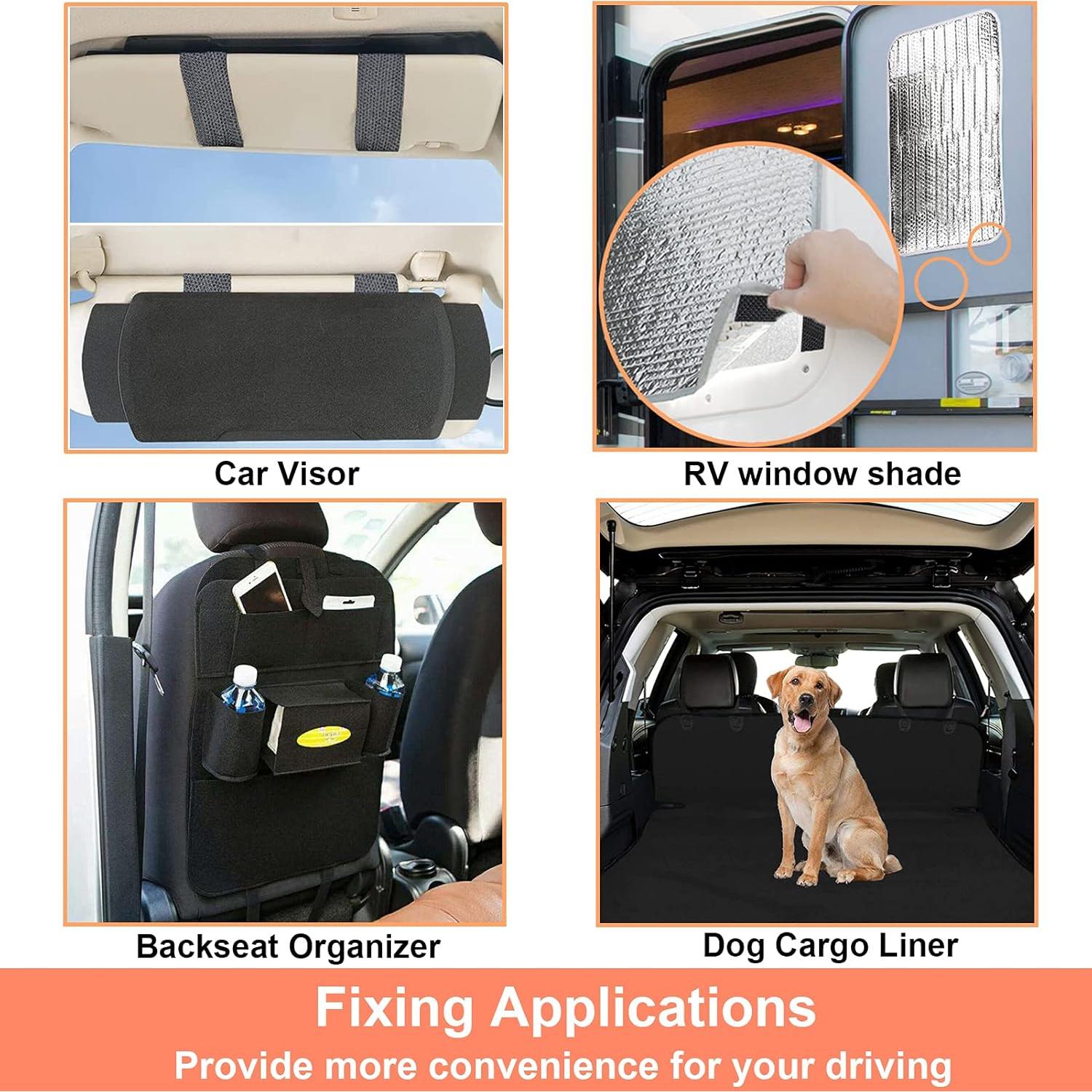 Cinta de Gancho y Bucle KAEGREEL 11cm x 2m Resistente Calor