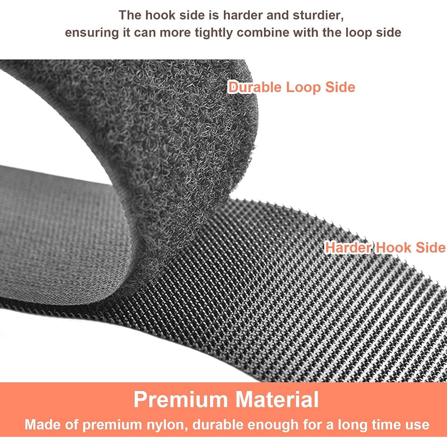 Cinta de Gancho y Bucle KAEGREEL 11cm x 2m Resistente Calor