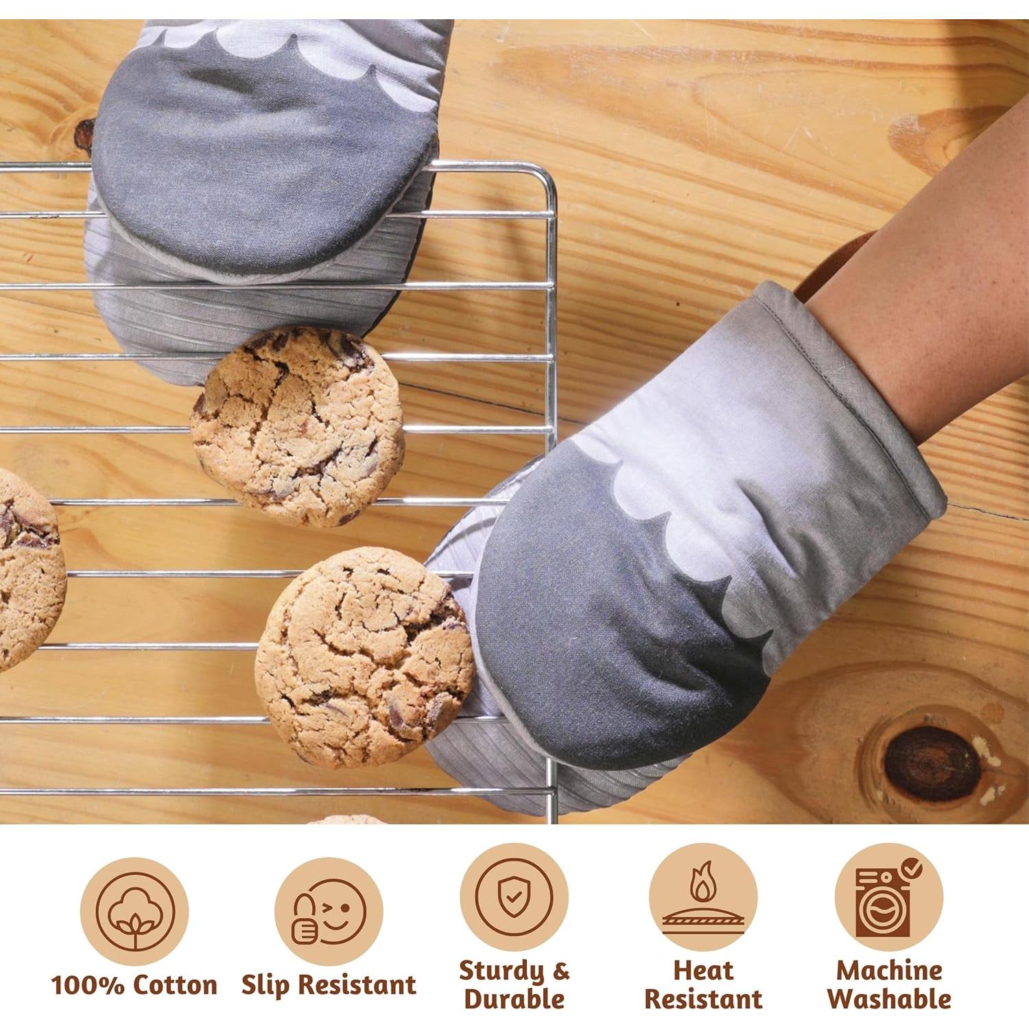 Guantes de Horno Resistentes al Calor Folkulture 2 Piezas 22.9x14.6 cm