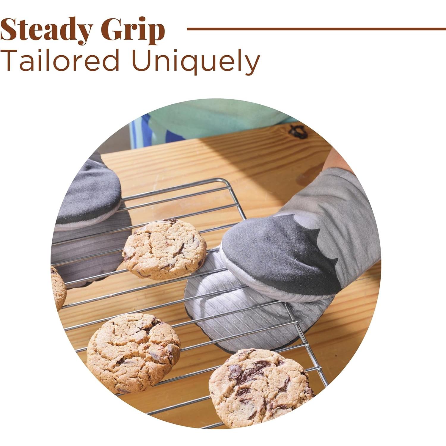 Guantes de Horno Resistentes al Calor Folkulture 2 Piezas 22.9x14.6 cm