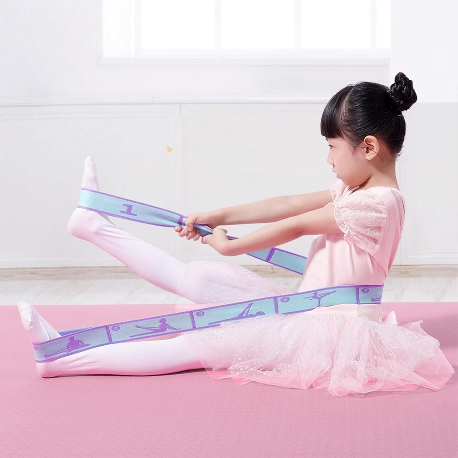 Correa de Estiramiento Ajustable Xensamy para Niños - Banda de Resistencia 8 Laços