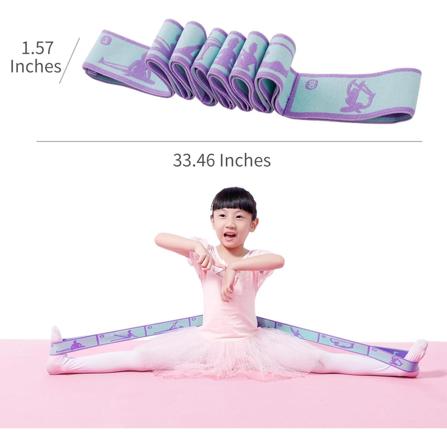 Correa de Estiramiento Ajustable Xensamy para Niños - Banda de Resistencia 8 Laços