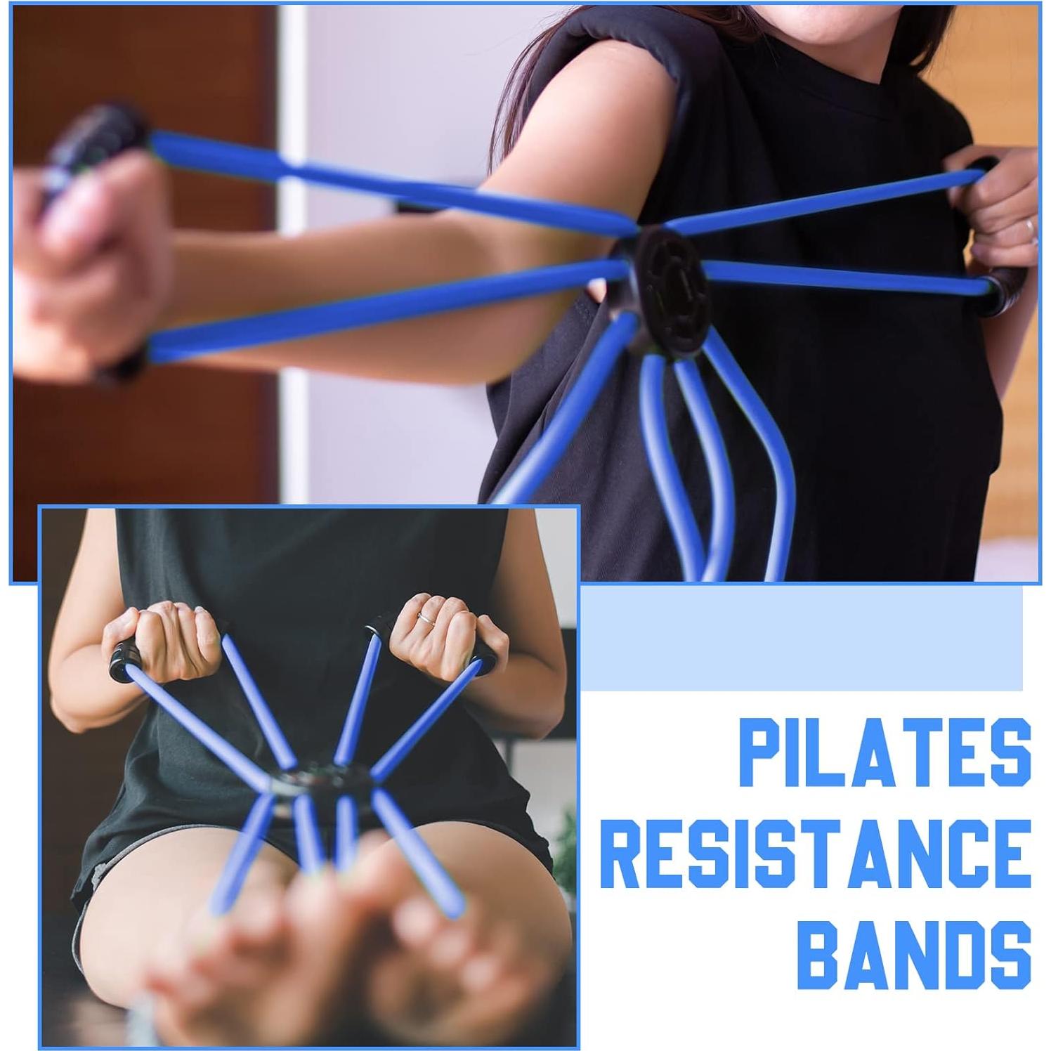 Banda de Resistencia Cruzada Junkin para Pilates - 4 Anillos