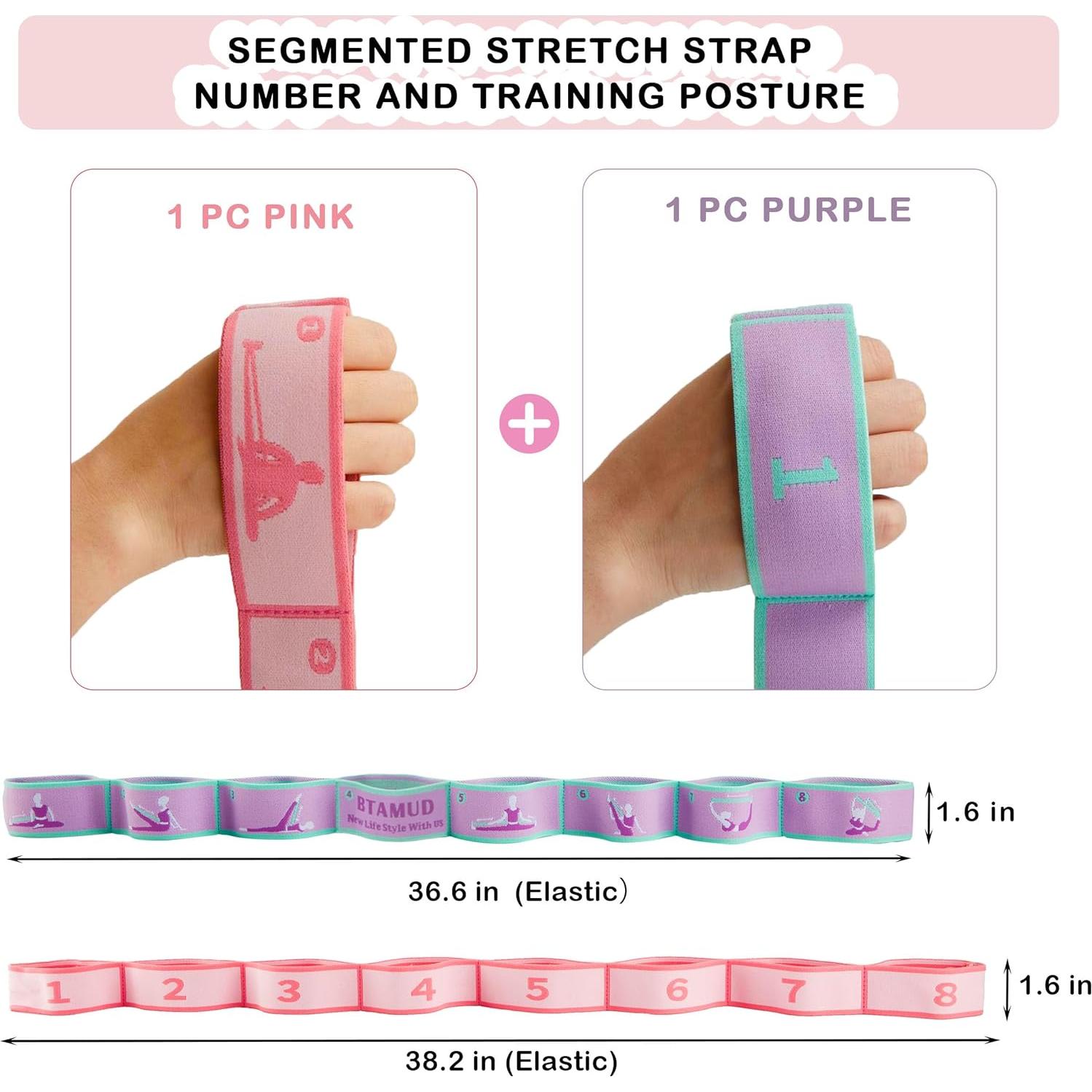 Correa de Estiramiento para Niños BTAMUD - 2 PCS 93 cm