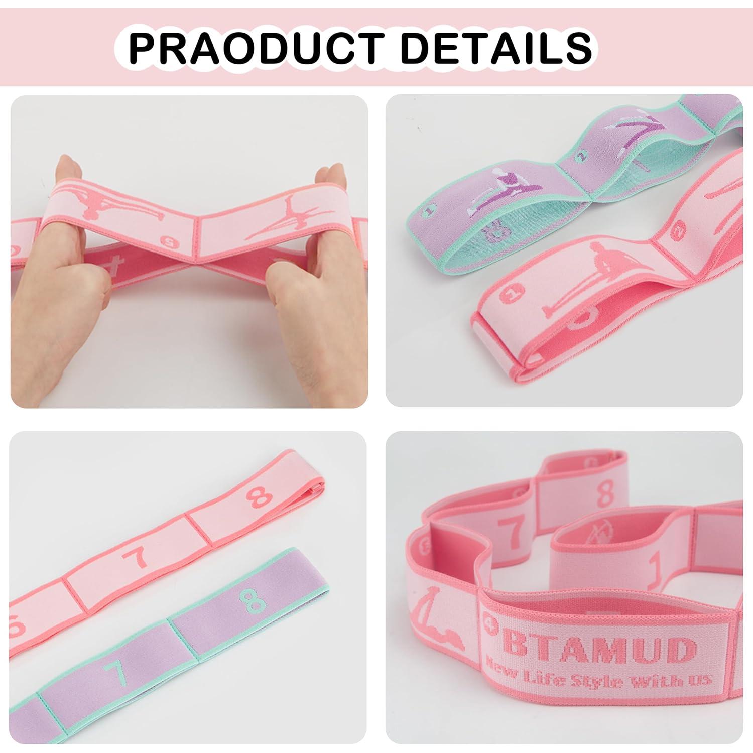 Correa de Estiramiento para Niños BTAMUD - 2 PCS 93 cm