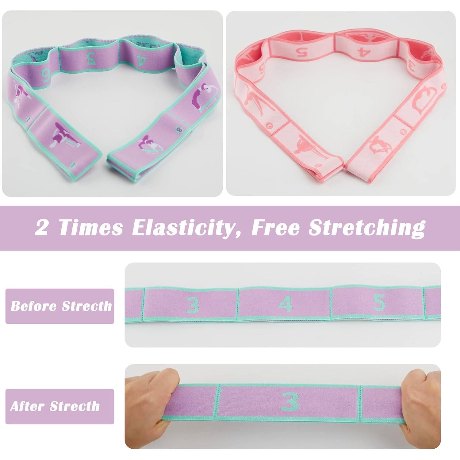 Correa de Estiramiento para Niños BTAMUD - 2 PCS 93 cm