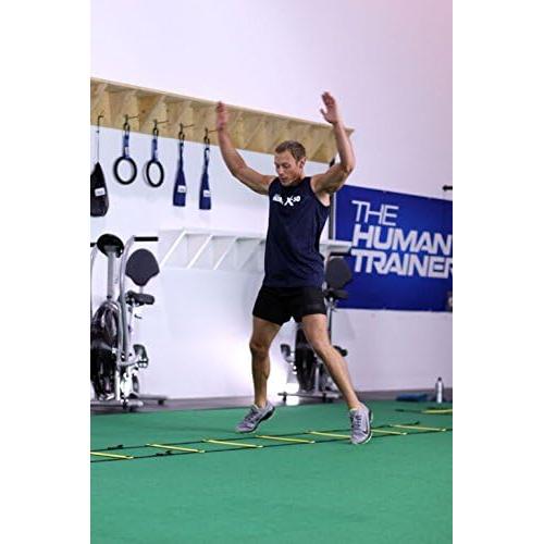 Kit de Entrenamiento de Agilidad X-50 The Human Trainer - 2 Escaleras, 10 Conos, 2 DVDs