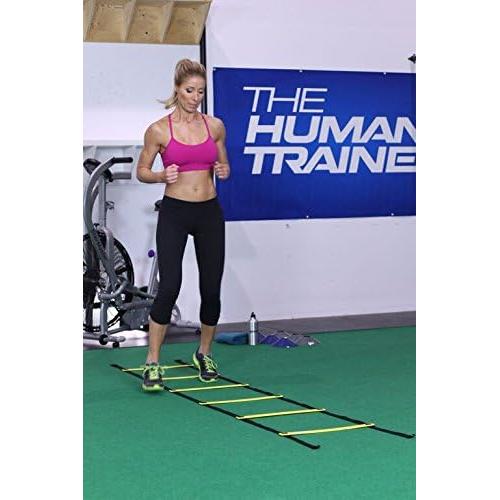 Kit de Entrenamiento de Agilidad X-50 The Human Trainer - 2 Escaleras, 10 Conos, 2 DVDs