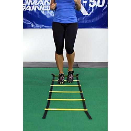 Kit de Entrenamiento de Agilidad X-50 The Human Trainer - 2 Escaleras, 10 Conos, 2 DVDs