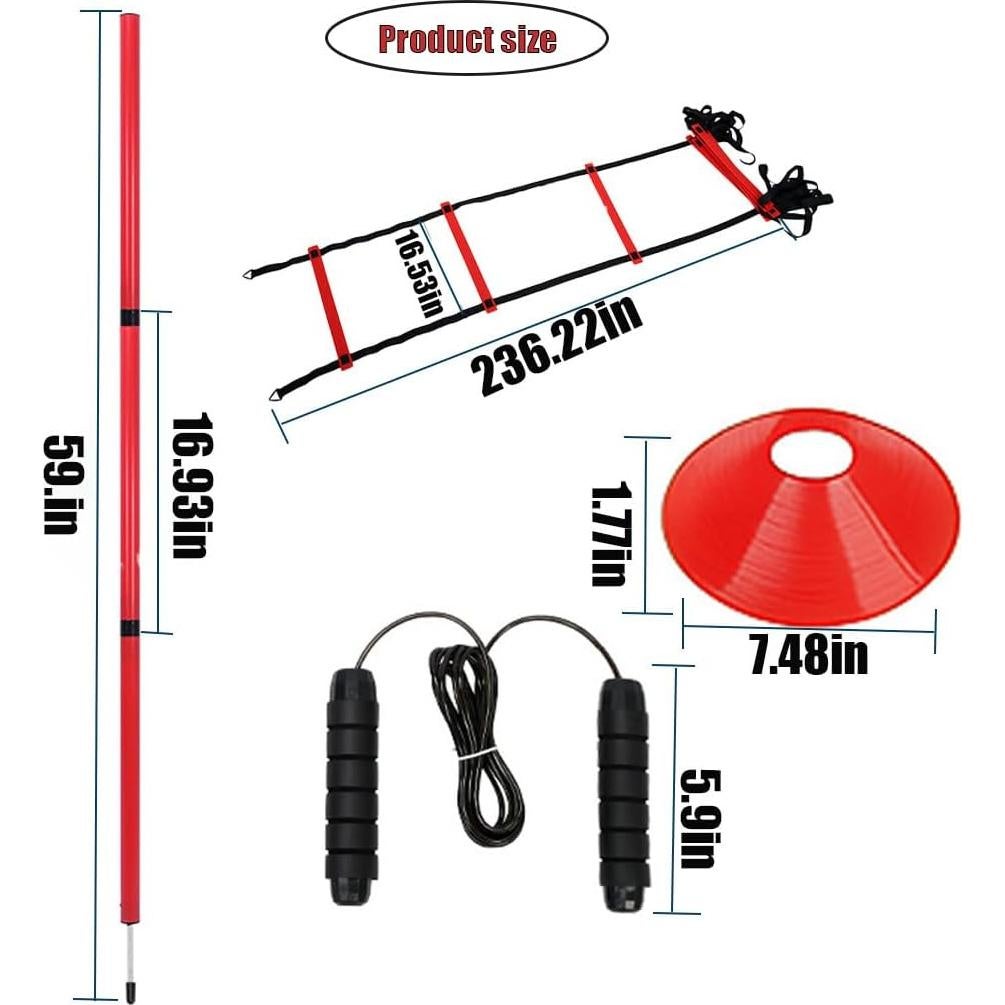 Equipo de Entrenamiento de Agilidad MQMCPDS para Fútbol