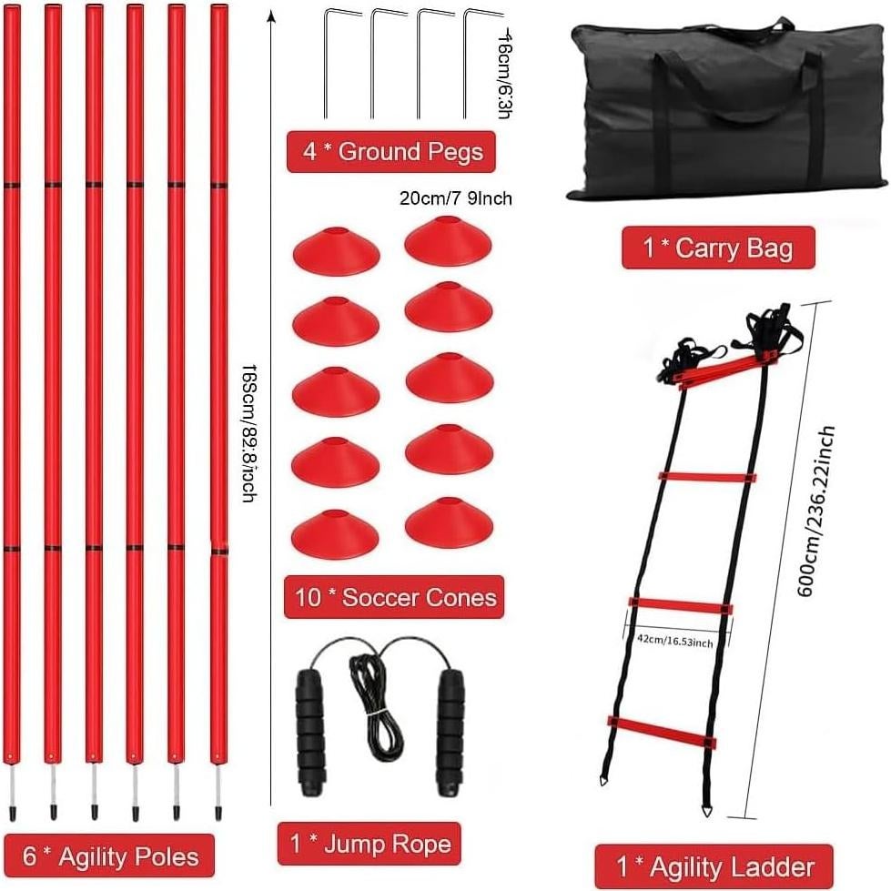 Equipo de Entrenamiento de Agilidad MQMCPDS para Fútbol