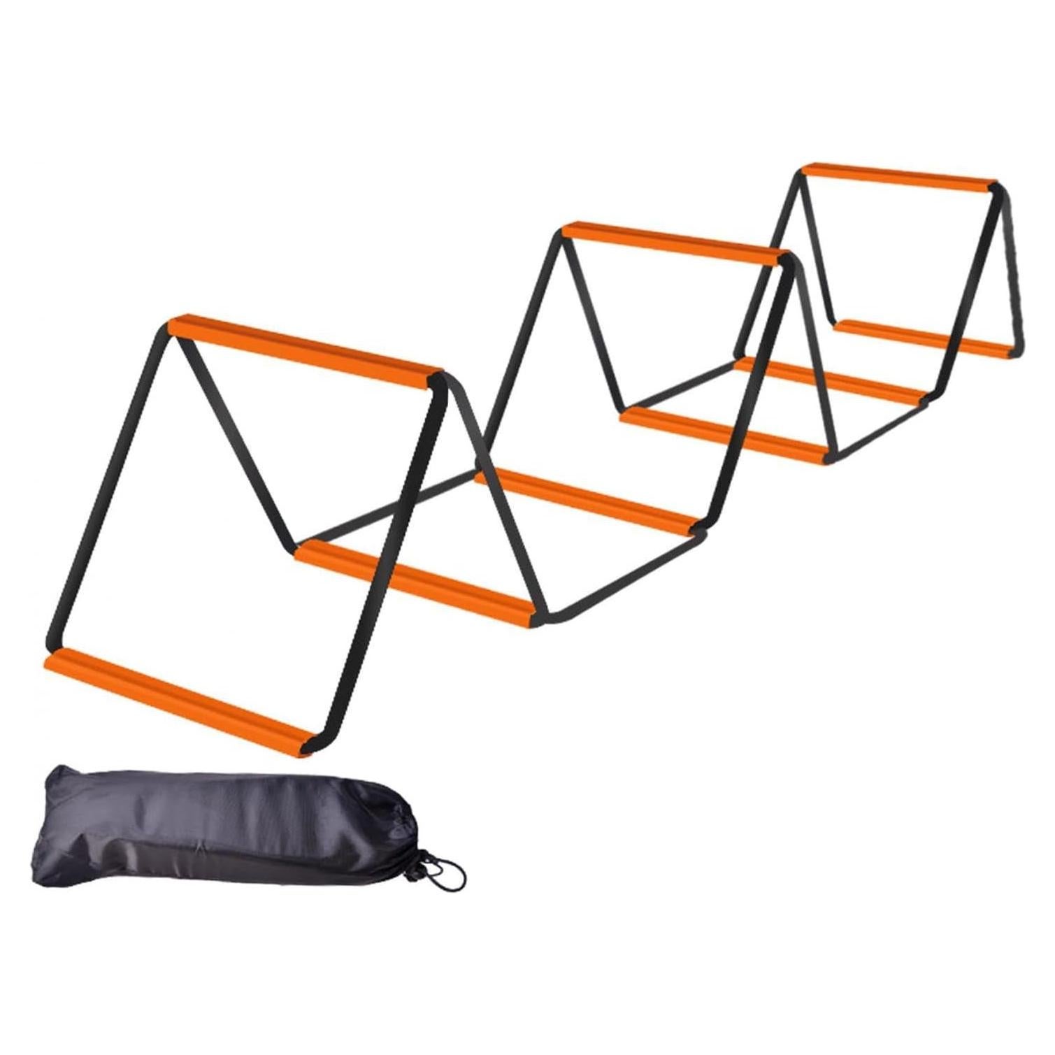 Escalera de Agilidad Aosekaa 10 Rejillas 400 cm Negro Naranja