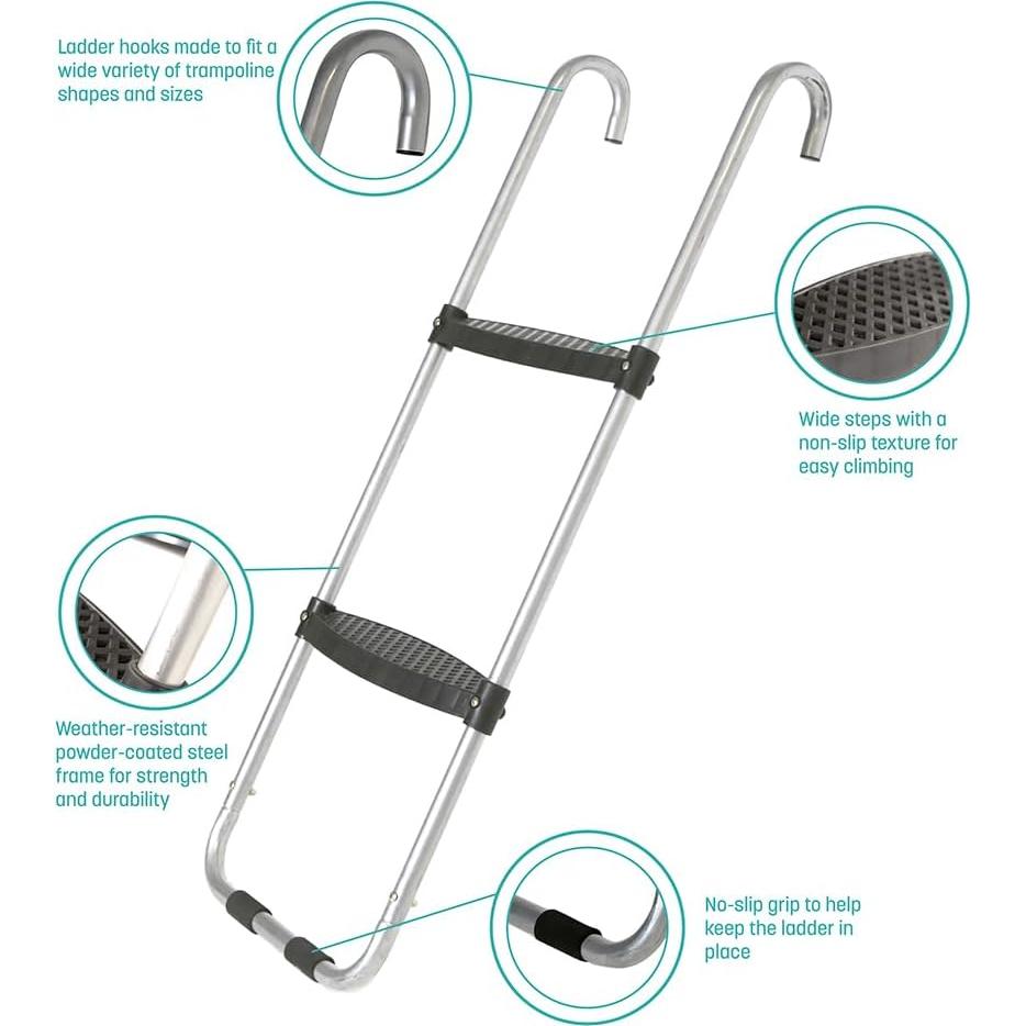Escalera de Peldaños Anchos Skywalker Trampolines 2 Peldaños