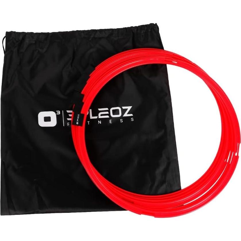 Juego de Anillos de Agilidad Circular 3PLEOZ - 6 Piezas 49 cm