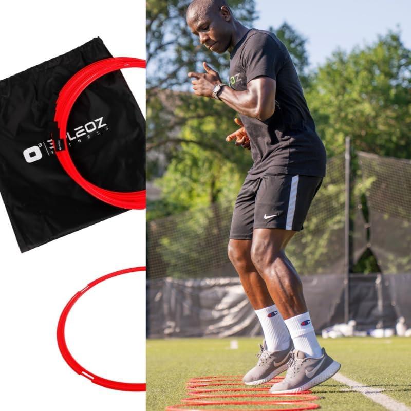 Juego de Anillos de Agilidad Circular 3PLEOZ - 6 Piezas 49 cm