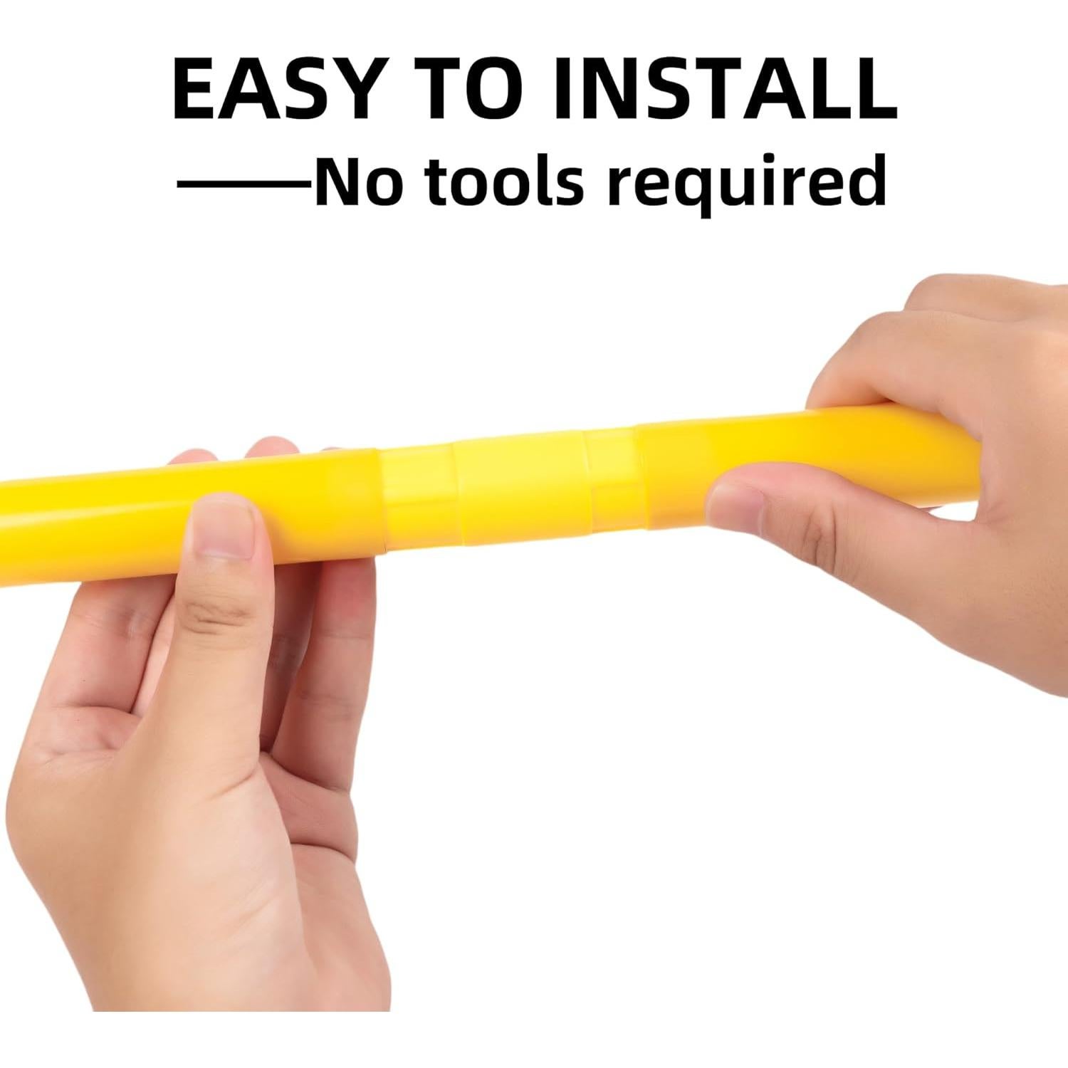 6 Postes de Agilidad Ajustables Nbguigdstr para Fútbol 1.52 m