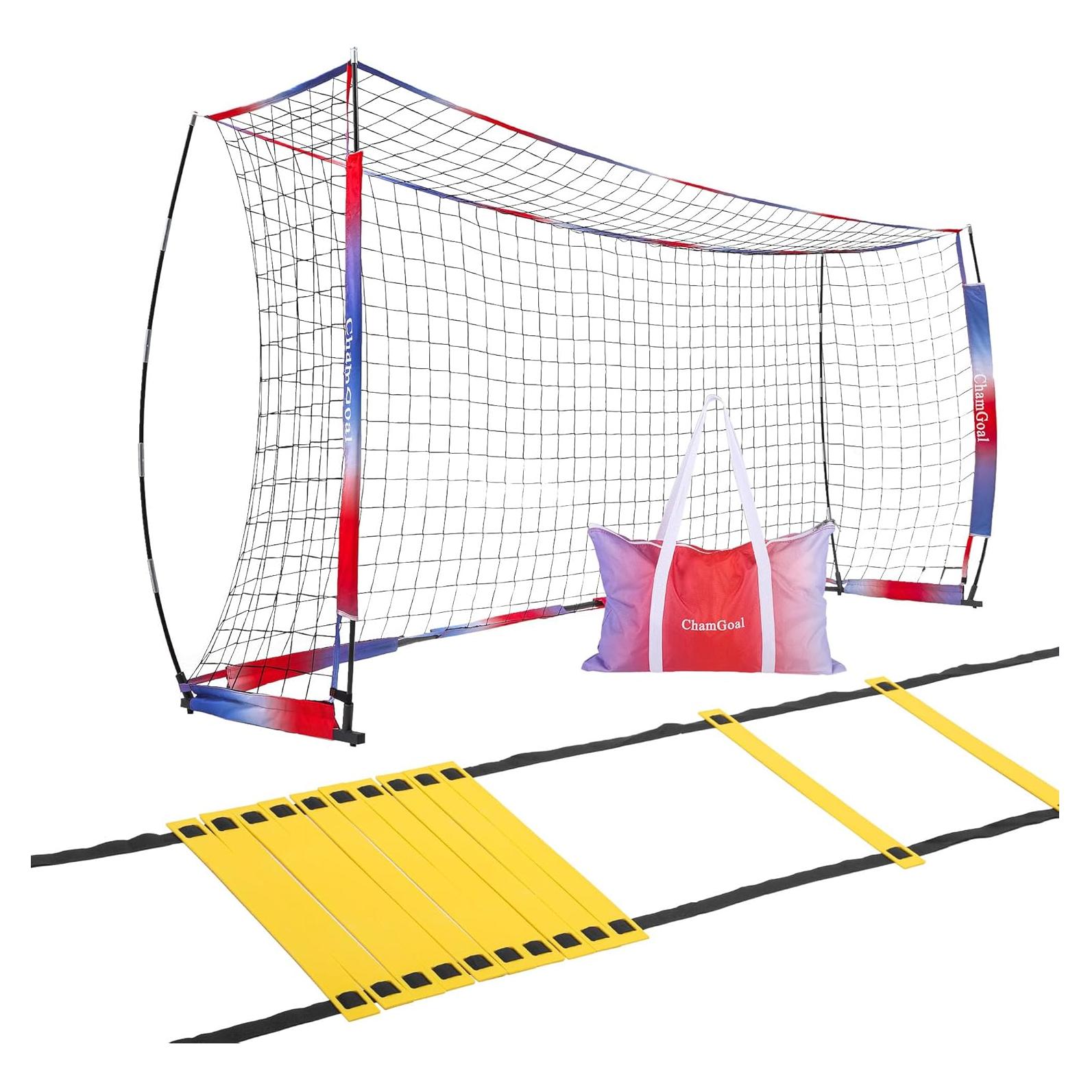 Red de Fútbol Portátil ChamGoal 3.66x1.83m con Bolsa