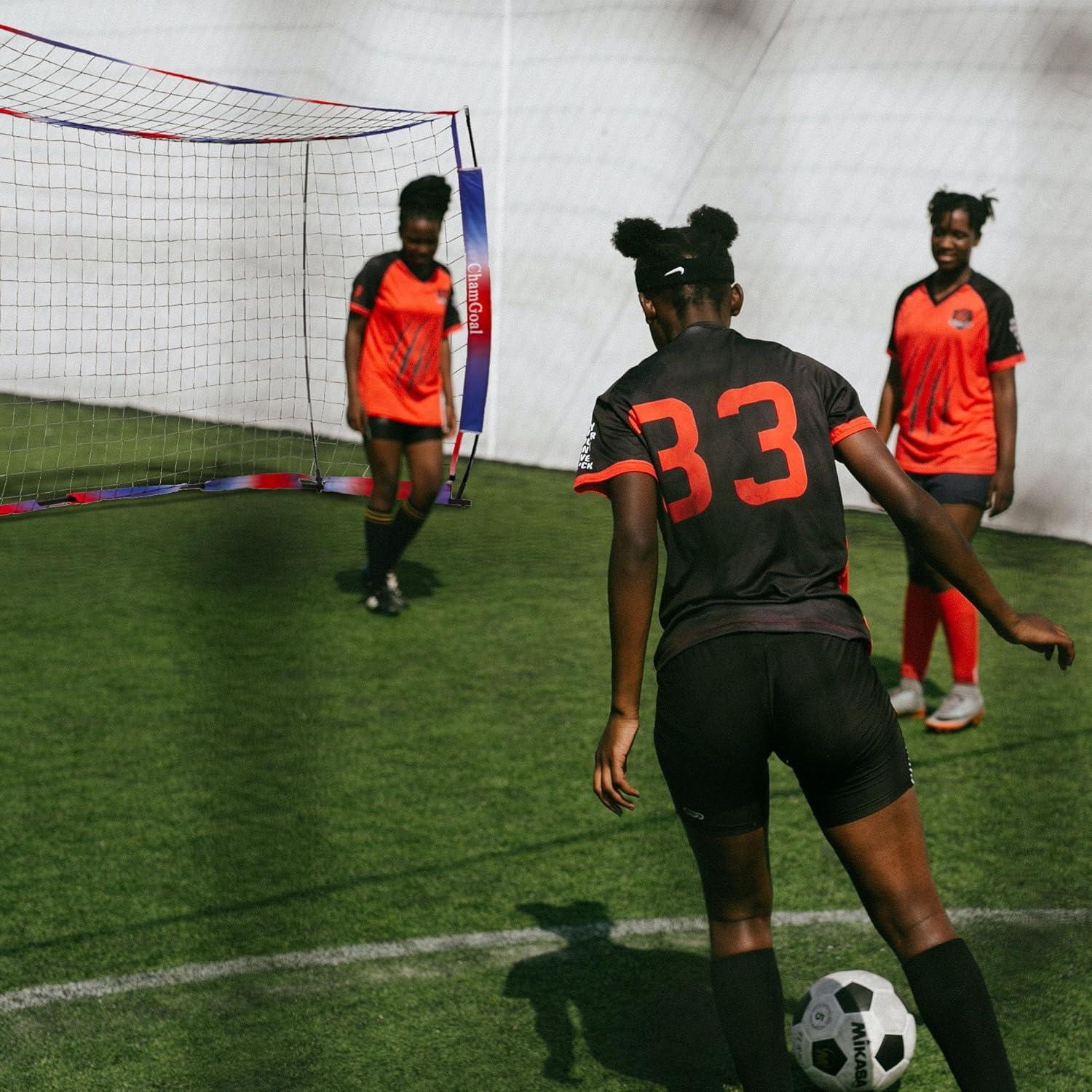 Red de Fútbol Portátil ChamGoal 3.66x1.83m con Bolsa