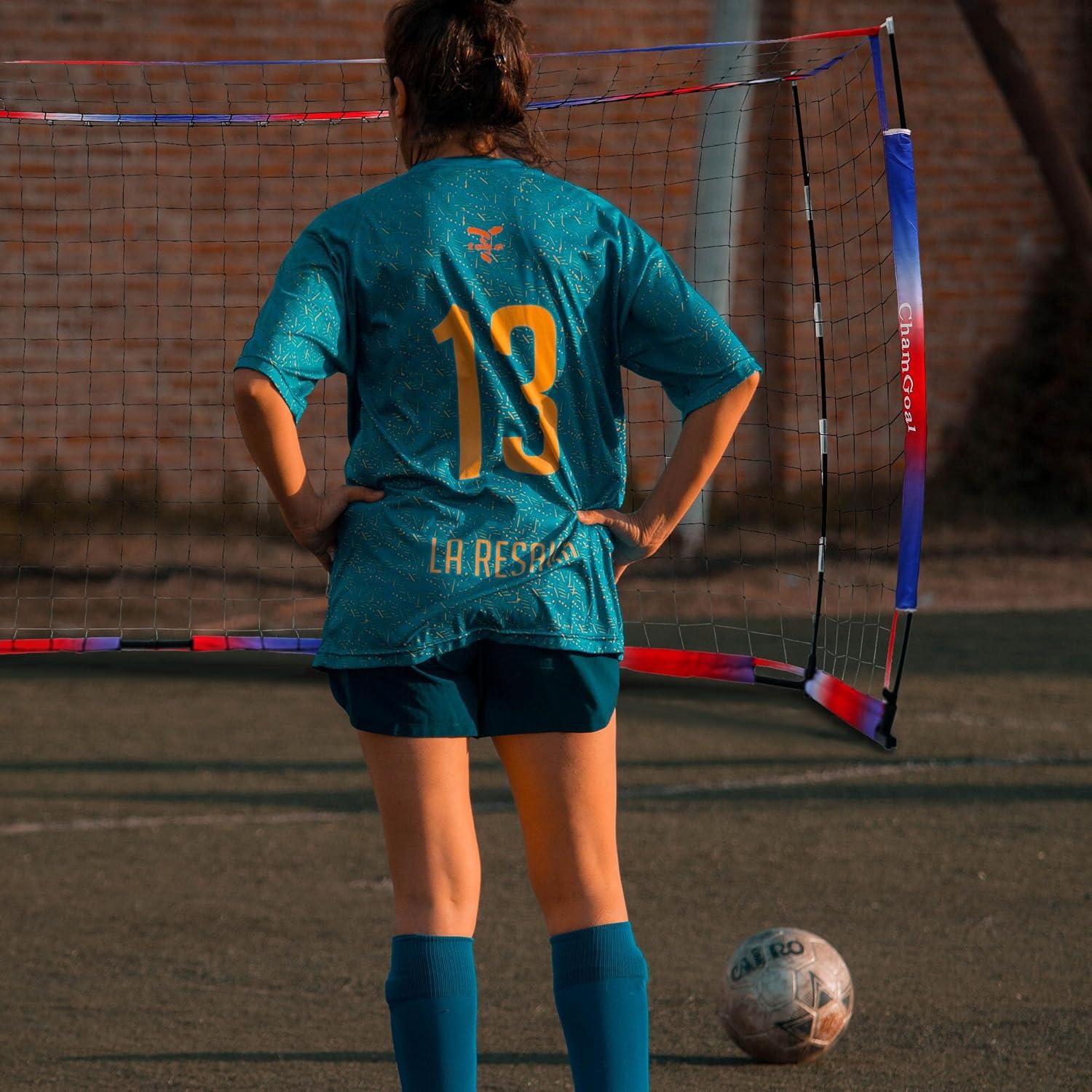 Red de Fútbol Portátil ChamGoal 3.66x1.83m con Bolsa