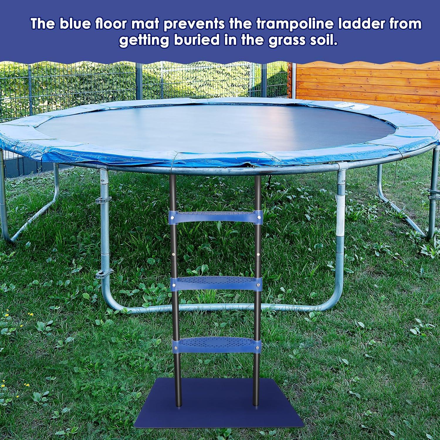 Escalera de Trampolín UROVIBOSCR 3 Pasos Azul 99.79 kg