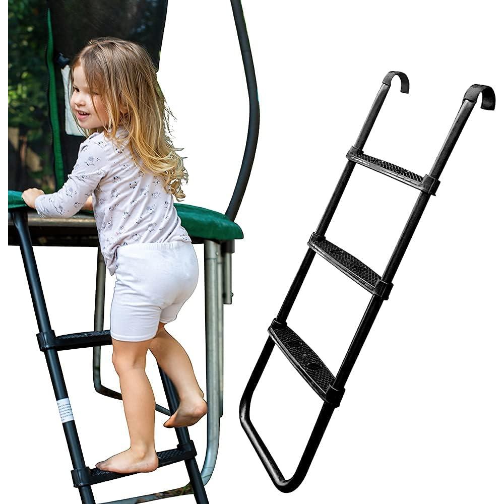 Escalera de Trampolín Jump Tastic 3 Pasos Antideslizante 110 cm