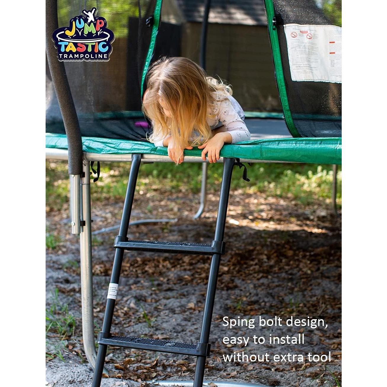Escalera de Trampolín Jump Tastic 3 Pasos Antideslizante 110 cm