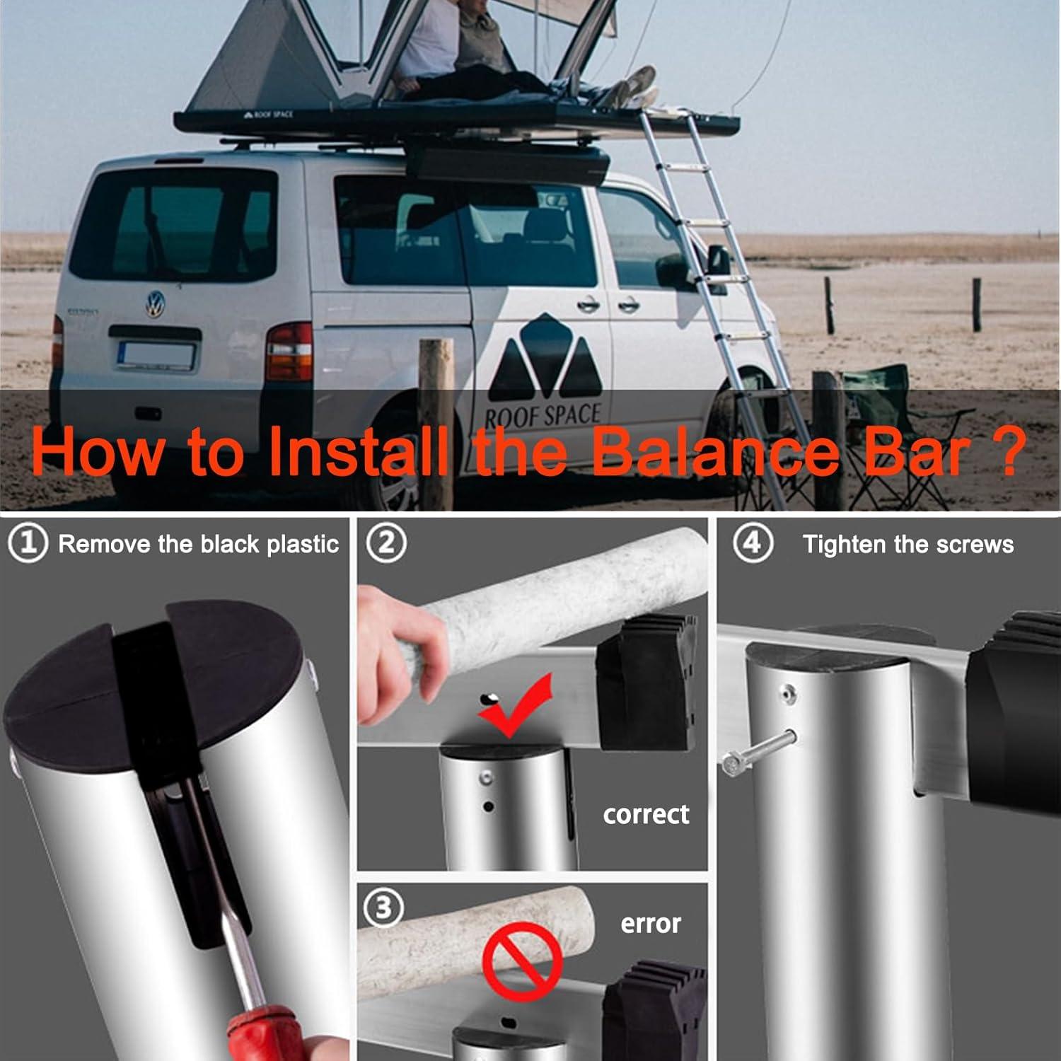 Escalera Telescópica ARCHOM 2.59m Aluminio 150kg con Ganchos