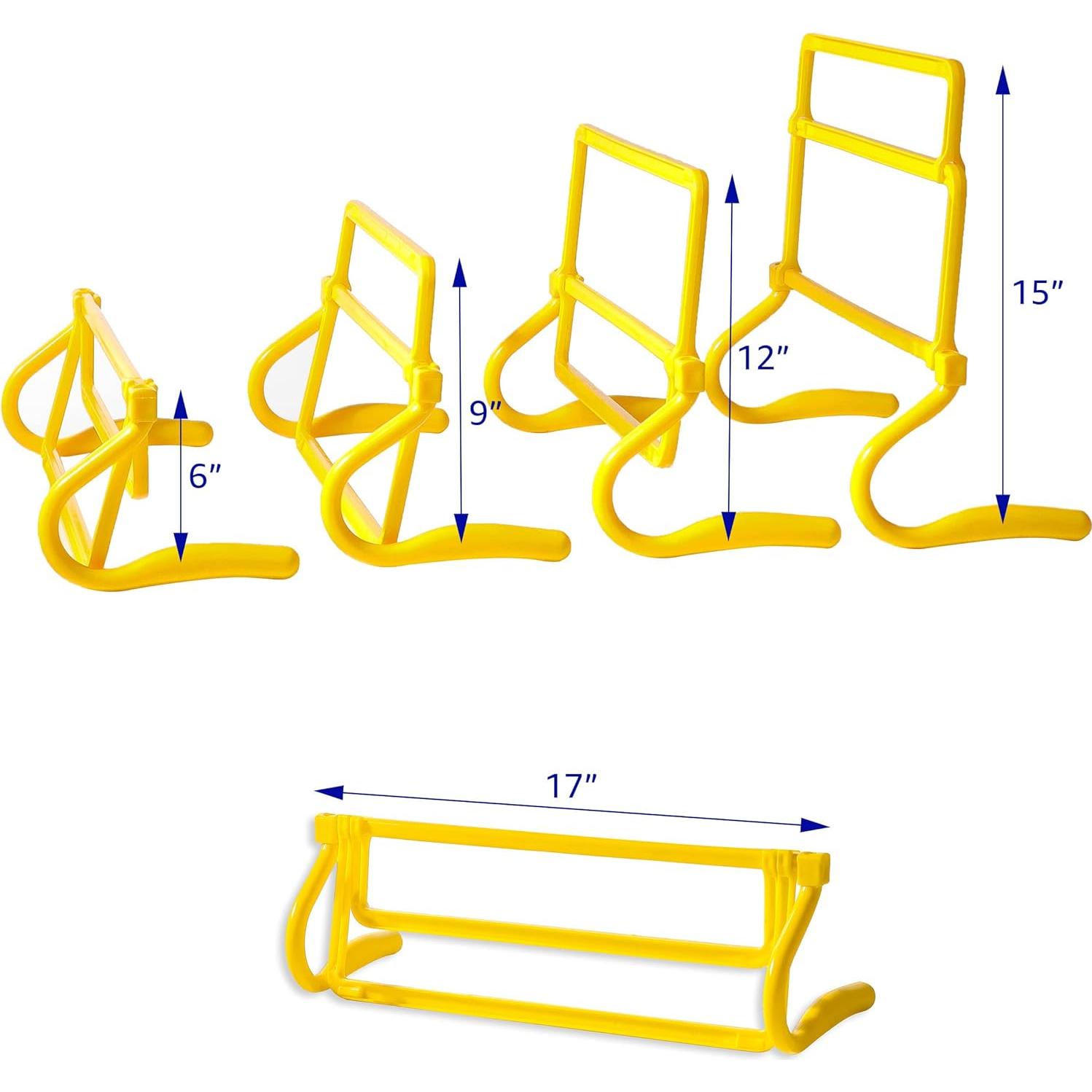 Conjunto de 5 Vallas de Velocidad Ajustables Trademark Innovations