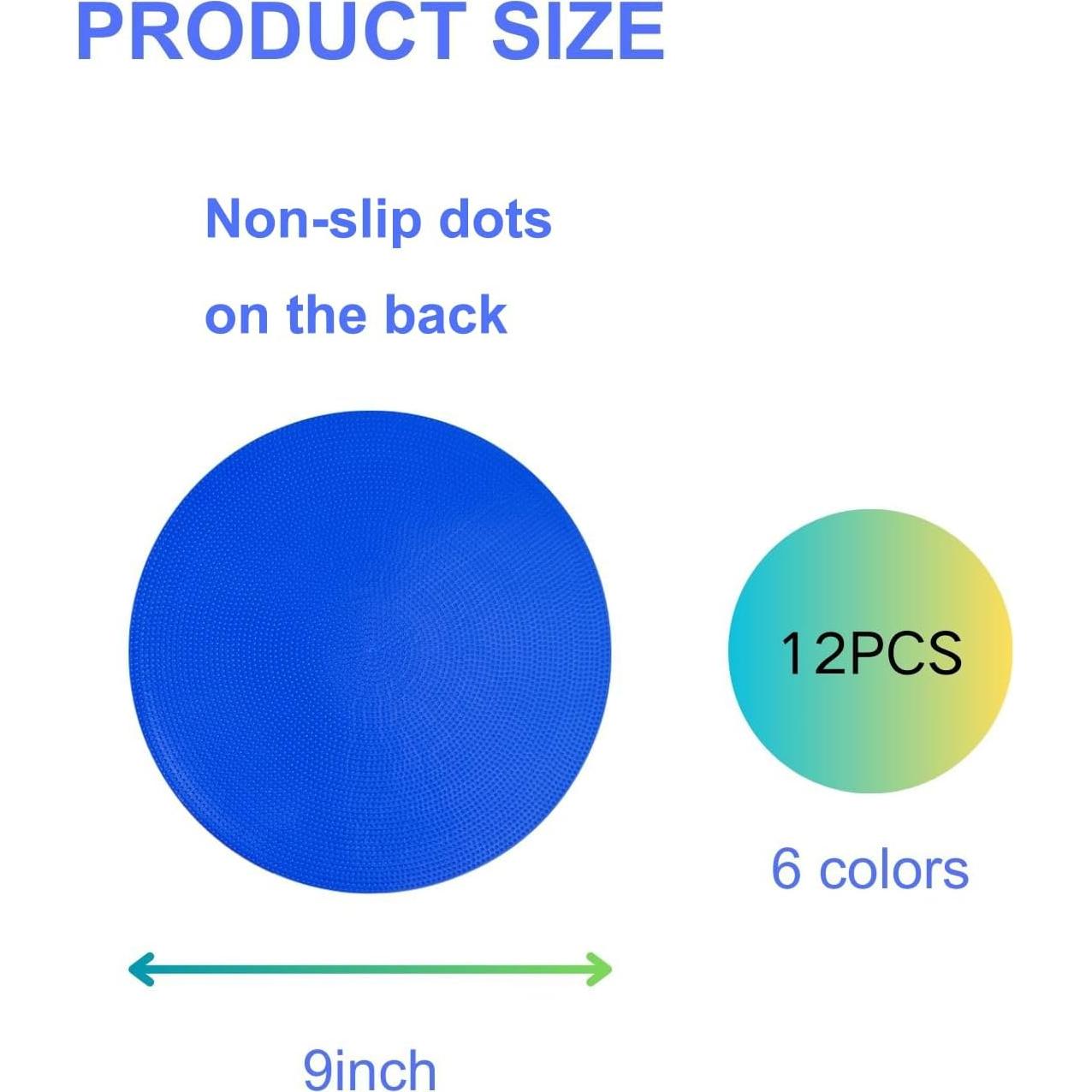 Conos de Agilidad KHYMOHP 12 Pcs 22.86 cm Antideslizantes