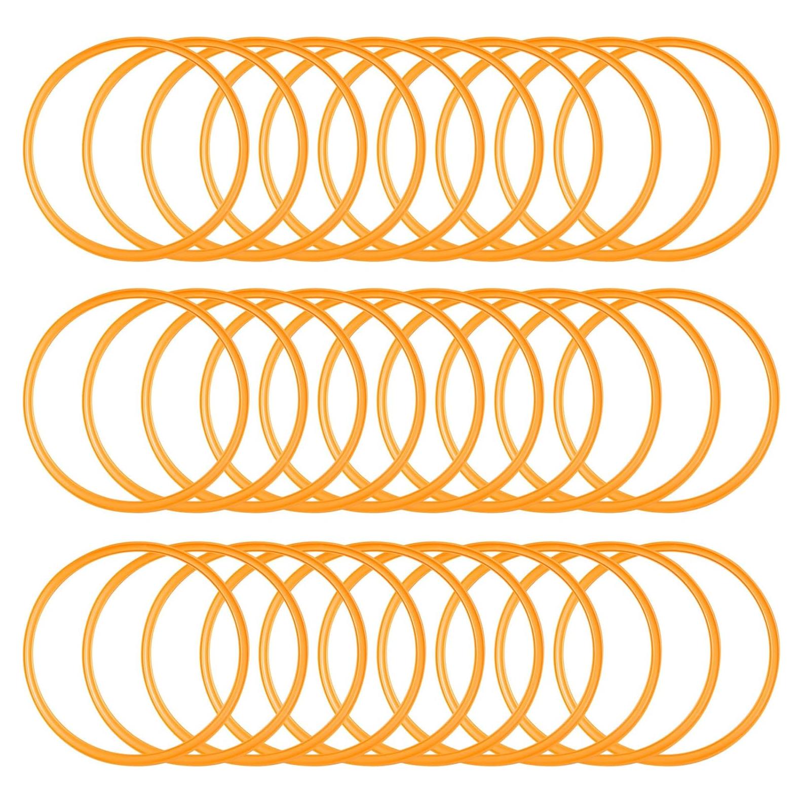 Anillos de Agilidad Deekin 40 Pcs Entrenamiento Velocidad Naranja