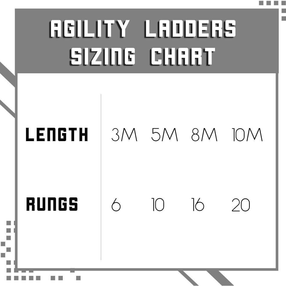 Escalera de Agilidad 16 Peldaños Crown Sporting Goods - Entrenamiento Deportivo