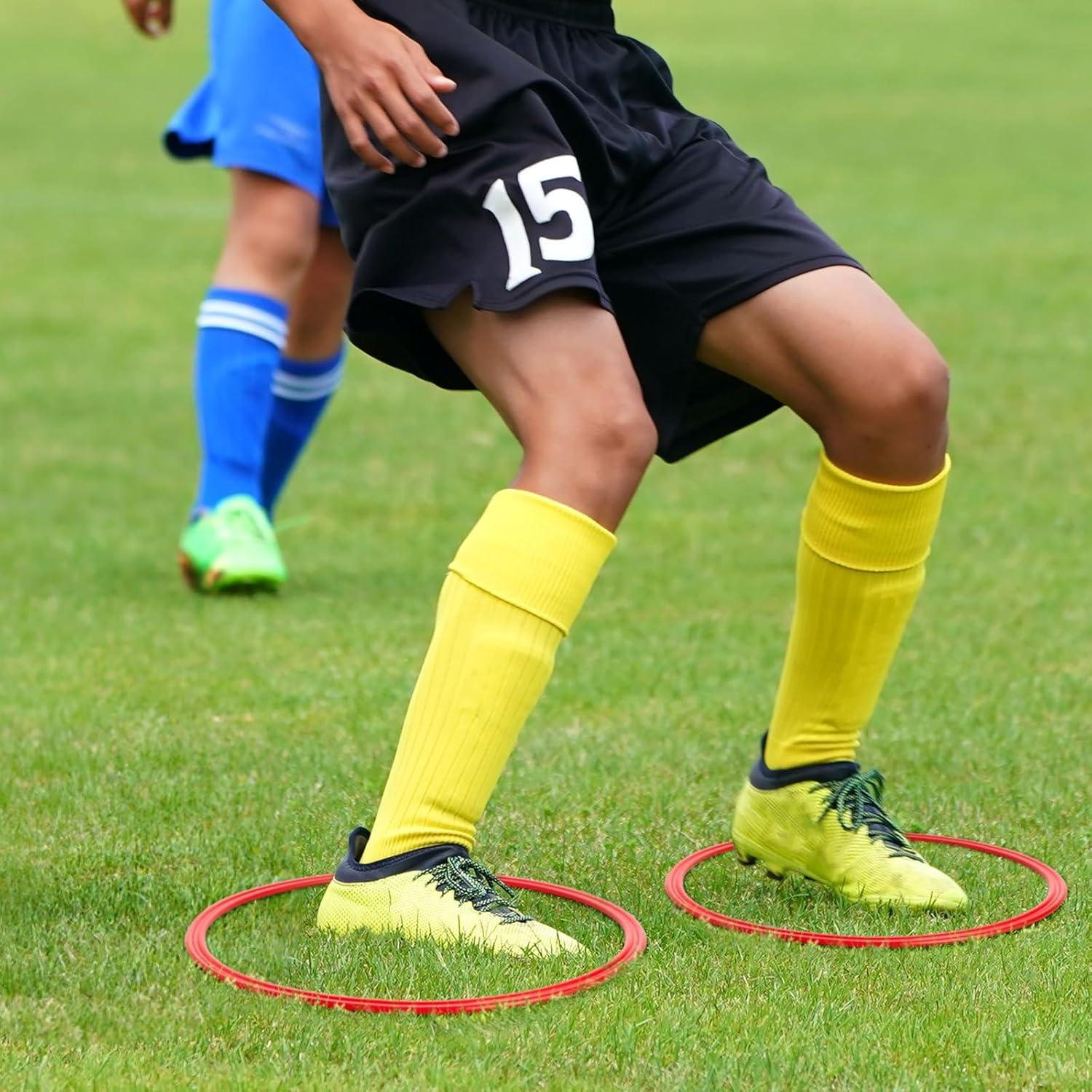 Anillos de Agilidad Juvale 24 Piezas 40 cm para Entrenamiento