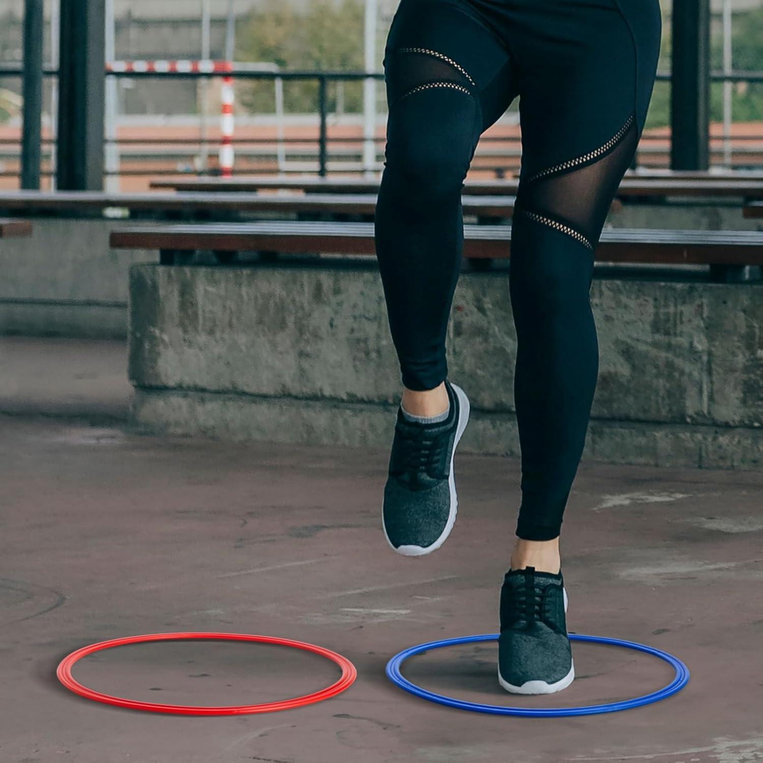 Anillos de Agilidad Juvale 24 Piezas 40 cm para Entrenamiento