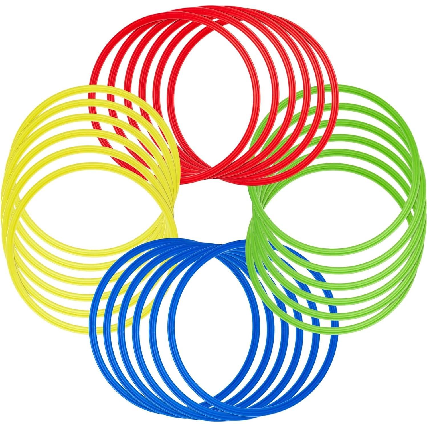 Anillos de Agilidad Juvale 24 Piezas 40 cm para Entrenamiento