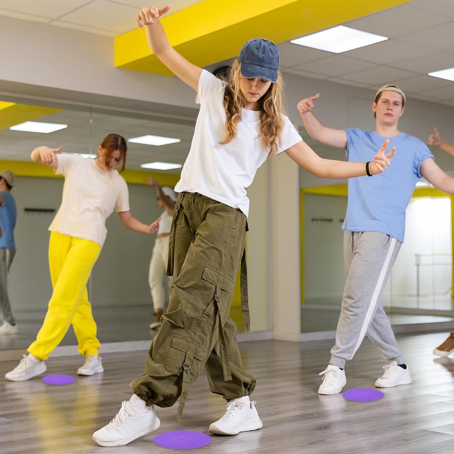 Marcadores de Puntos Antideslizantes PATIKIL 19.5 cm Naranja - 12 Pcs