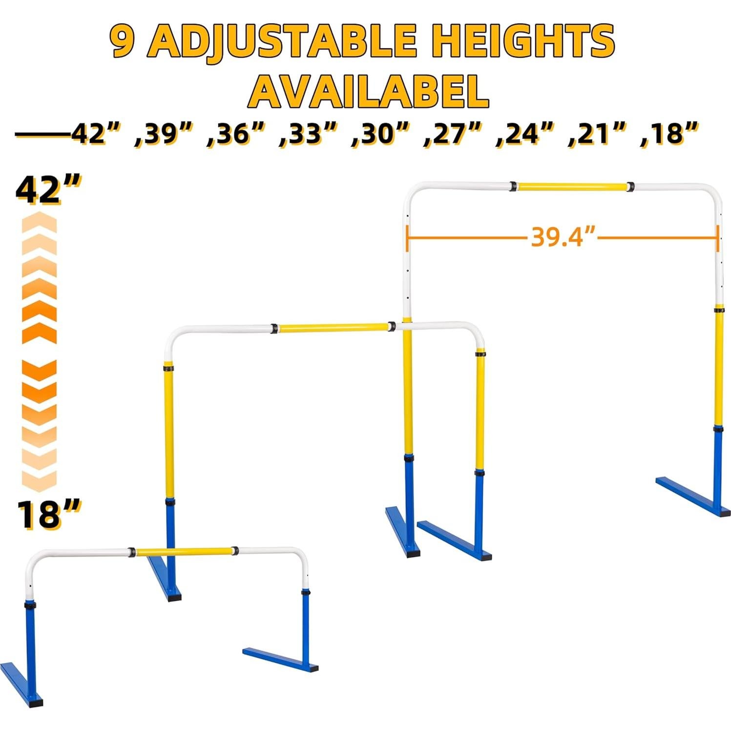 Vallas Ajustables ZSHIGANMA para Entrenamiento de Atletismo - 9 Alturas