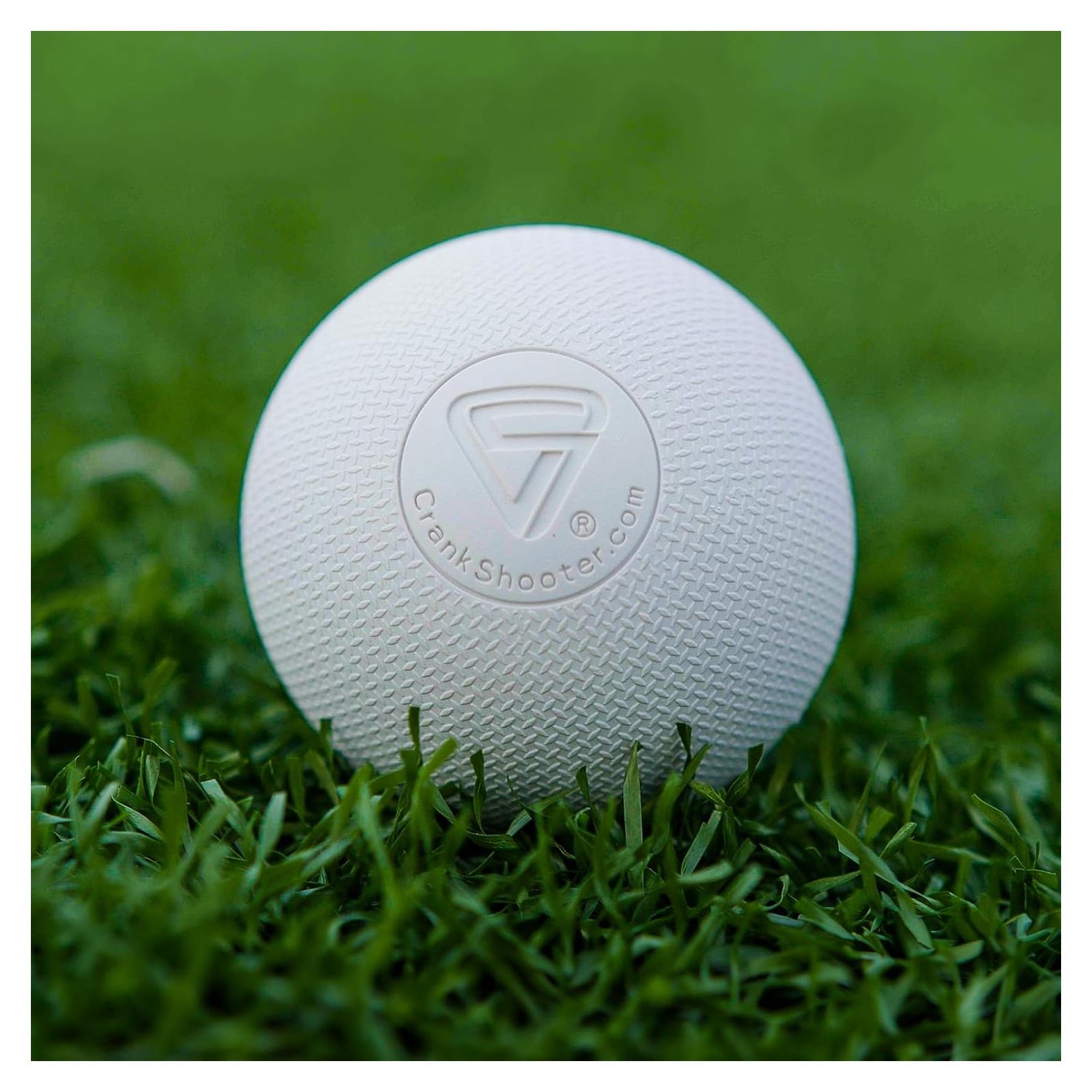 Set de 12 Pelotas de Lacrosse Crankshooter TX1 Agarre Extremo