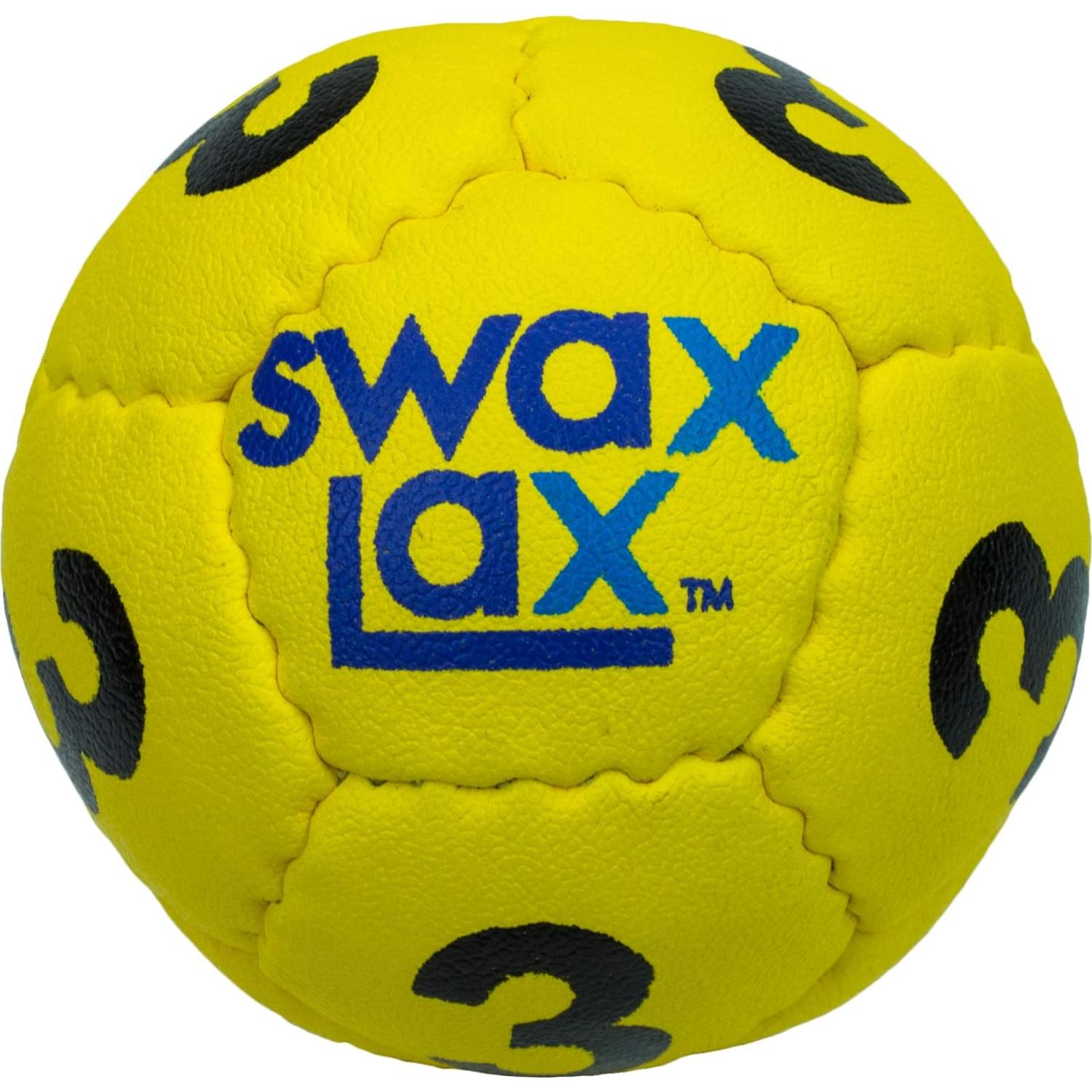 Bolas de Entrenamiento Lacrosse SWAX LAX Set de 3 Amarillo
