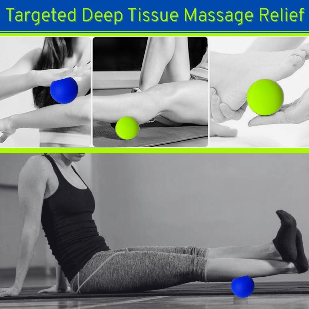 Bola de Masaje Lacrosse Comfilux - Terapia Miofascial 6.35 cm