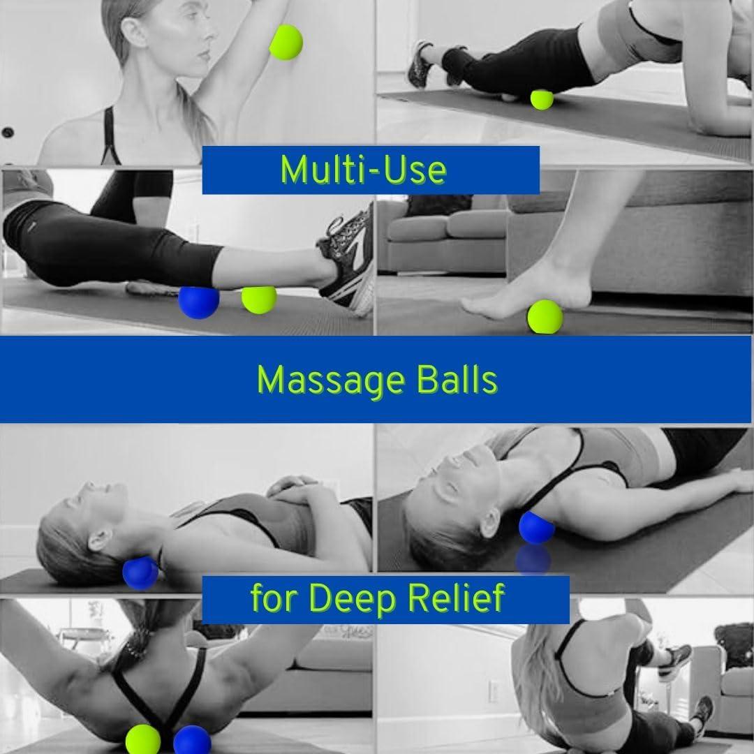 Bola de Masaje Lacrosse Comfilux - Terapia Miofascial 6.35 cm