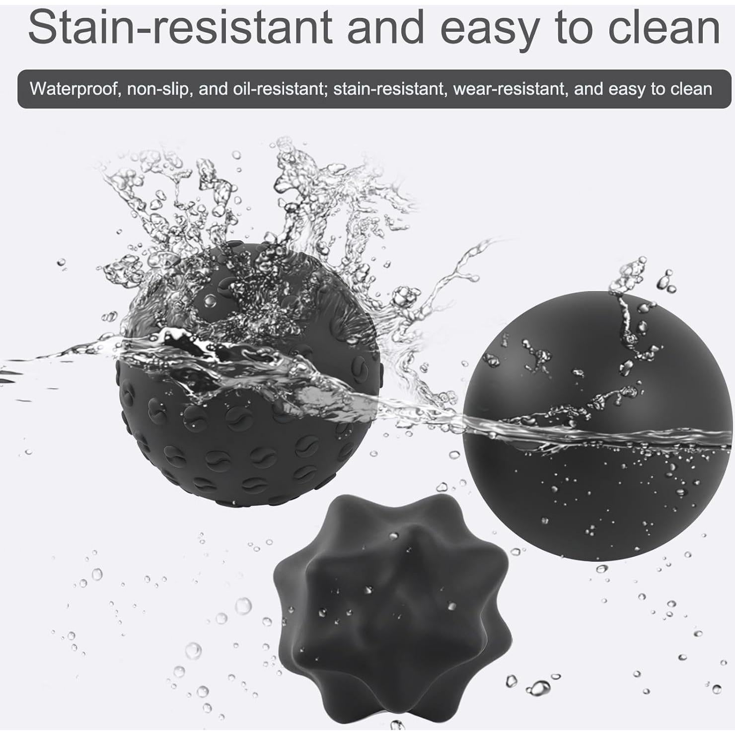 Bolas de Masaje JIEJUNJIE - Liberación Miofascial (Paquete de 3)