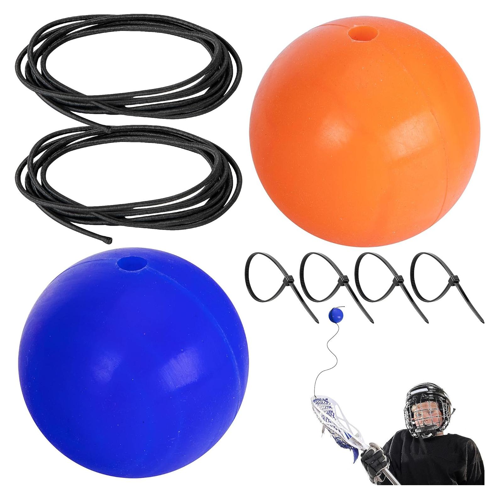 Pelota de Entrenamiento Lacrosse RunNico 2 Piezas Goma 6 cm