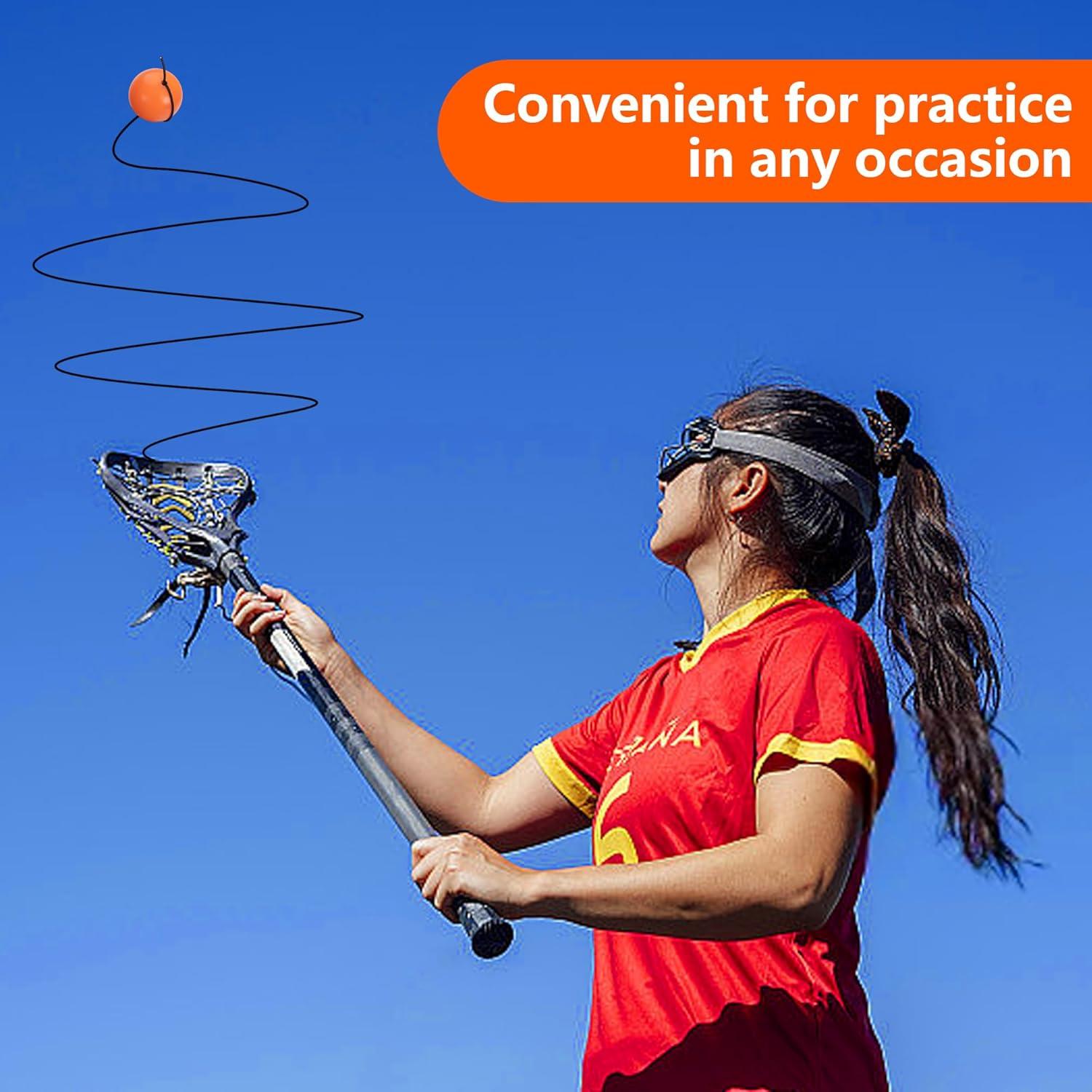 Pelota de Entrenamiento Lacrosse RunNico 2 Piezas Goma 6 cm