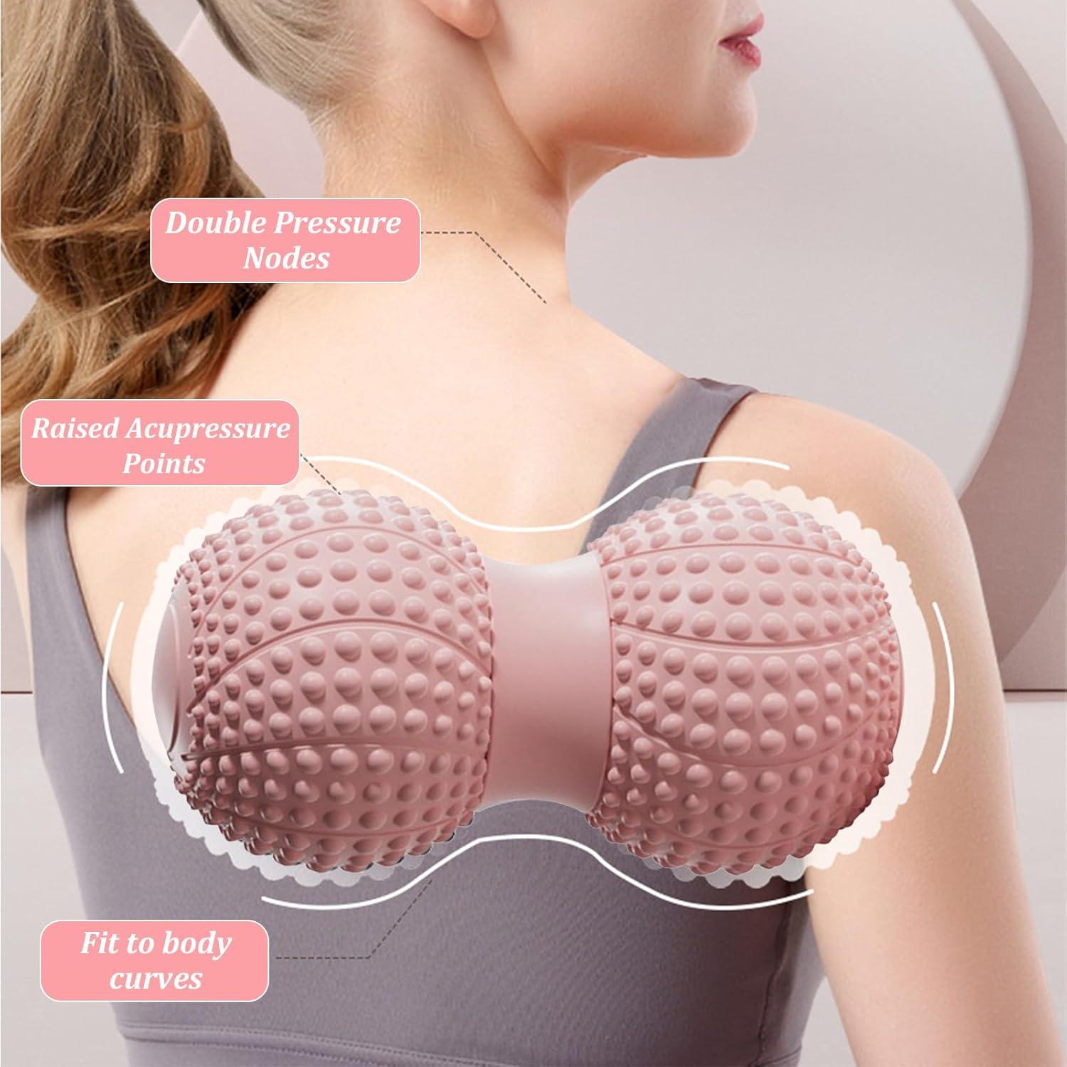 Pelota de Masaje Cacahuate Huoflame para Alivio Muscular