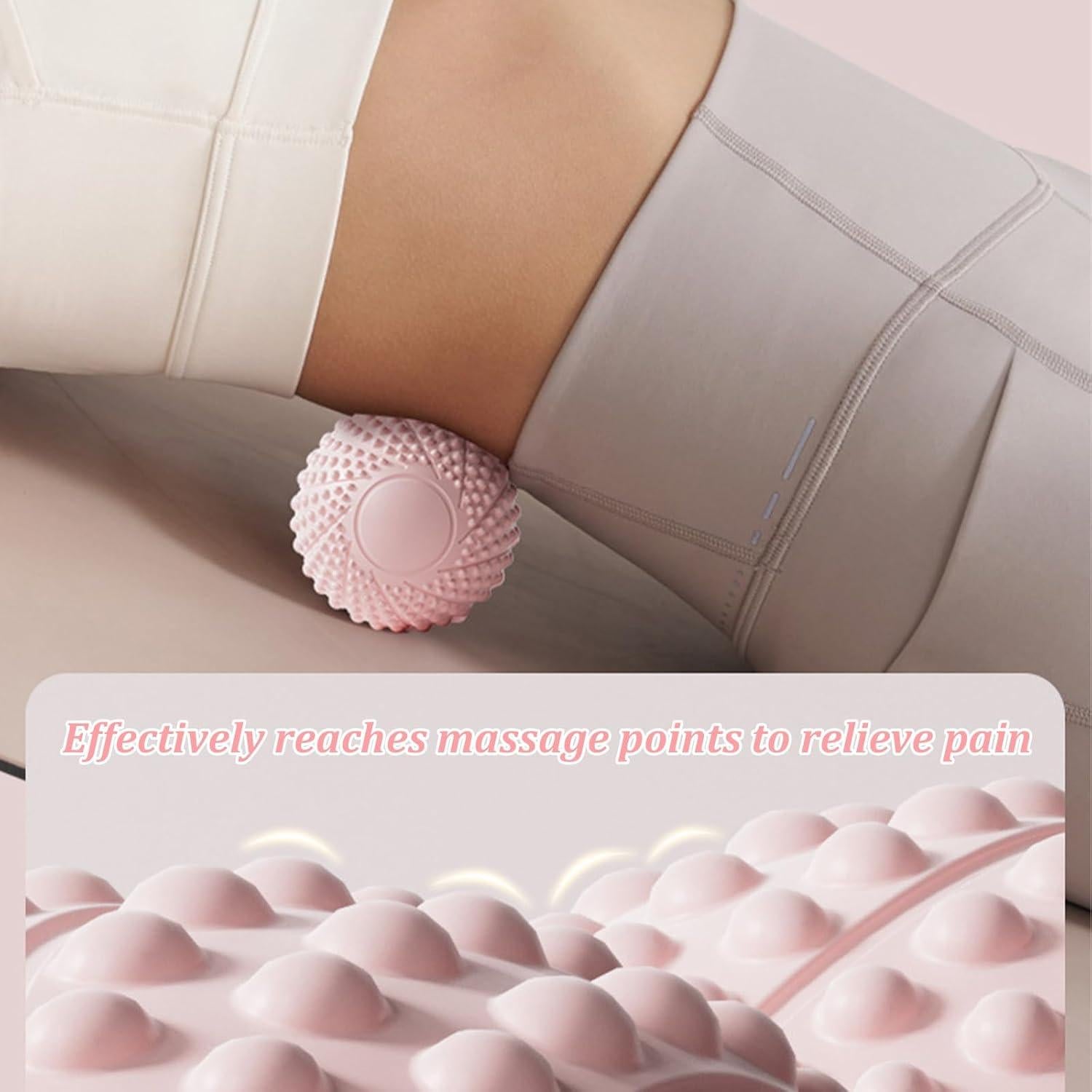 Pelota de Masaje Cacahuate Huoflame para Alivio Muscular