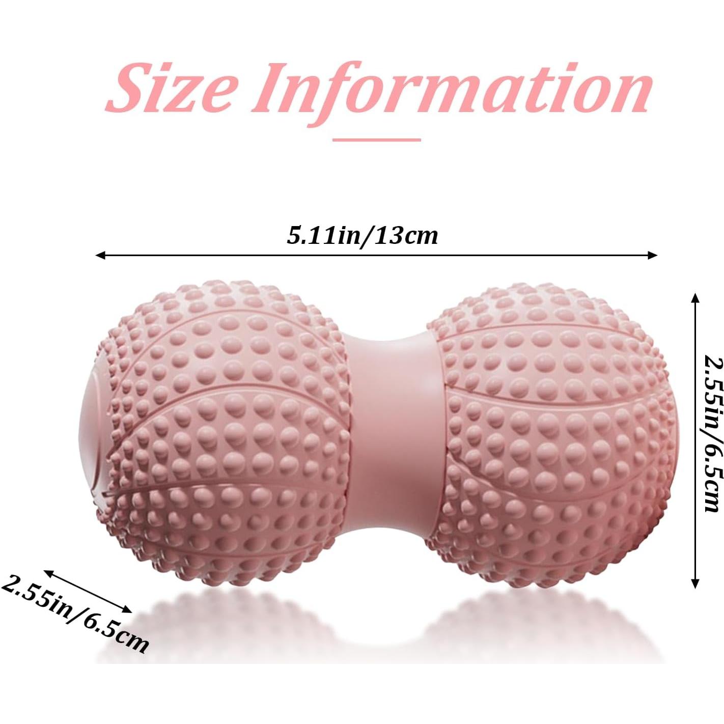 Pelota de Masaje Cacahuate Huoflame para Alivio Muscular